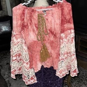 Venus, size14,Elephant Ear Sleeves Blouse!